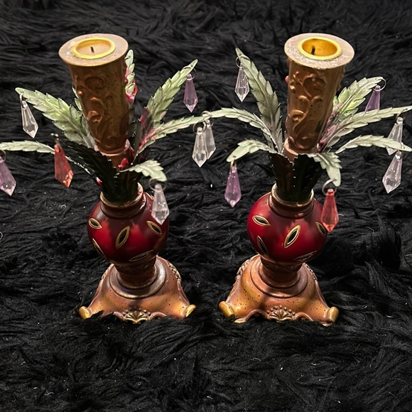 Set of two candle holders - Picture 1 of 12